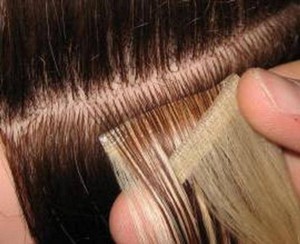 Ленточное наращивание волос
